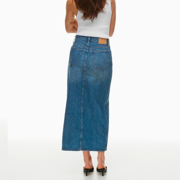 NWT The 90’s Vintage Denim Maxi Skirt - Denim Forum - Picture 2 of 9